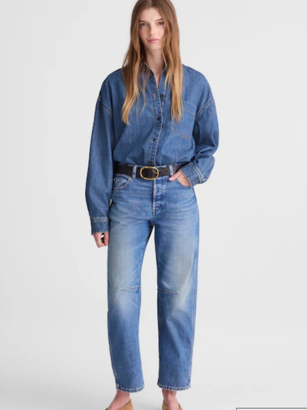 Madewell Light Blue Straight-Leg Jeans